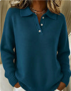 Sophia Plaid Button Blouse – Effortless Style for Everyday Comfort