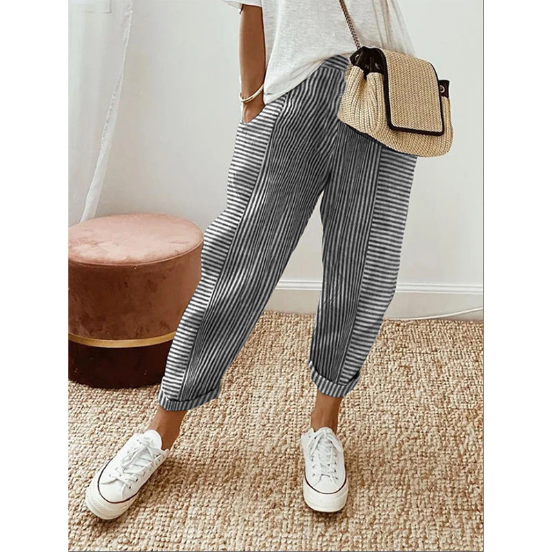 Lena Comfort Stripe Pants