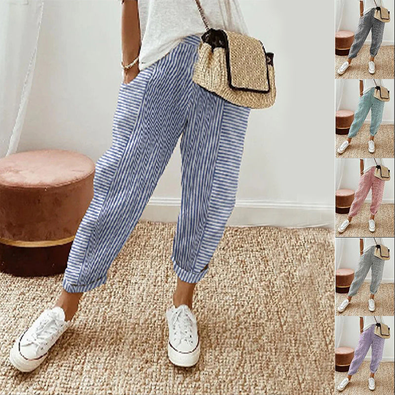 Lena Comfort Stripe Pants