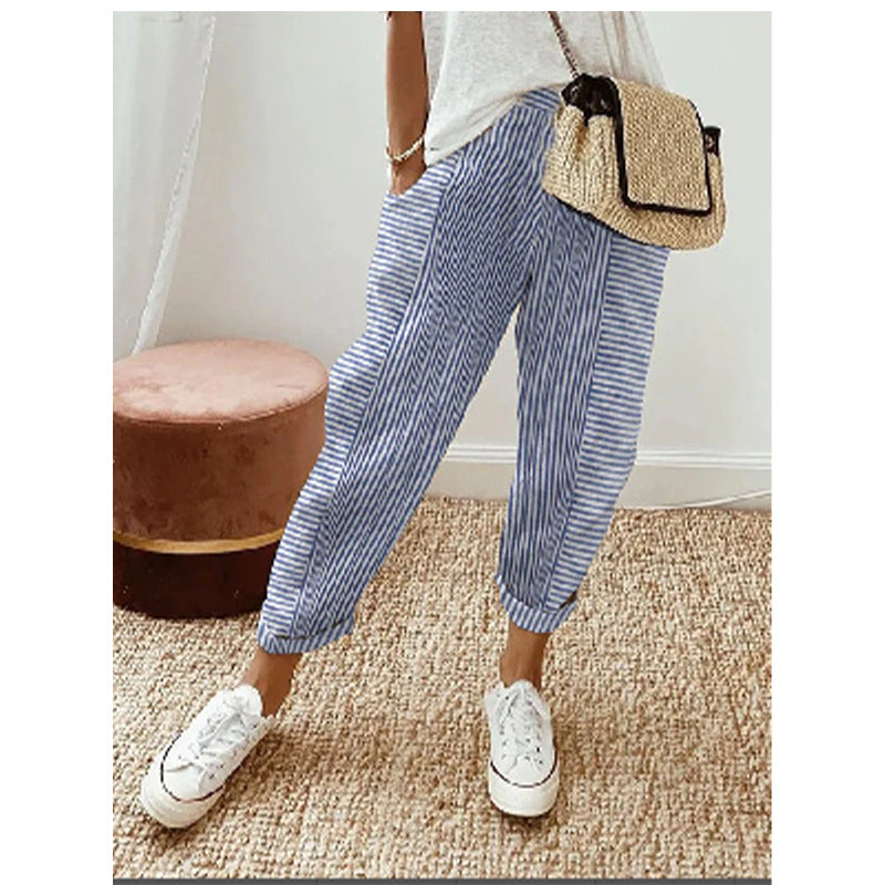 Lena Comfort Stripe Pants
