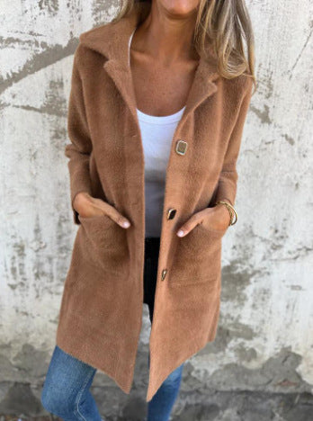 Elise Soft Comfort Coat – Effortless Warmth for Everyday Style