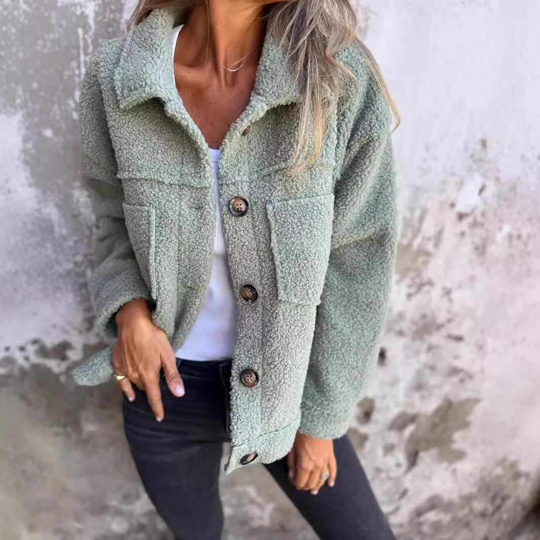 Hannah Cozy Sherpa Jacket – Warm Comfort for Everyday Style