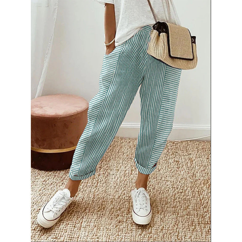 Lena Comfort Stripe Pants