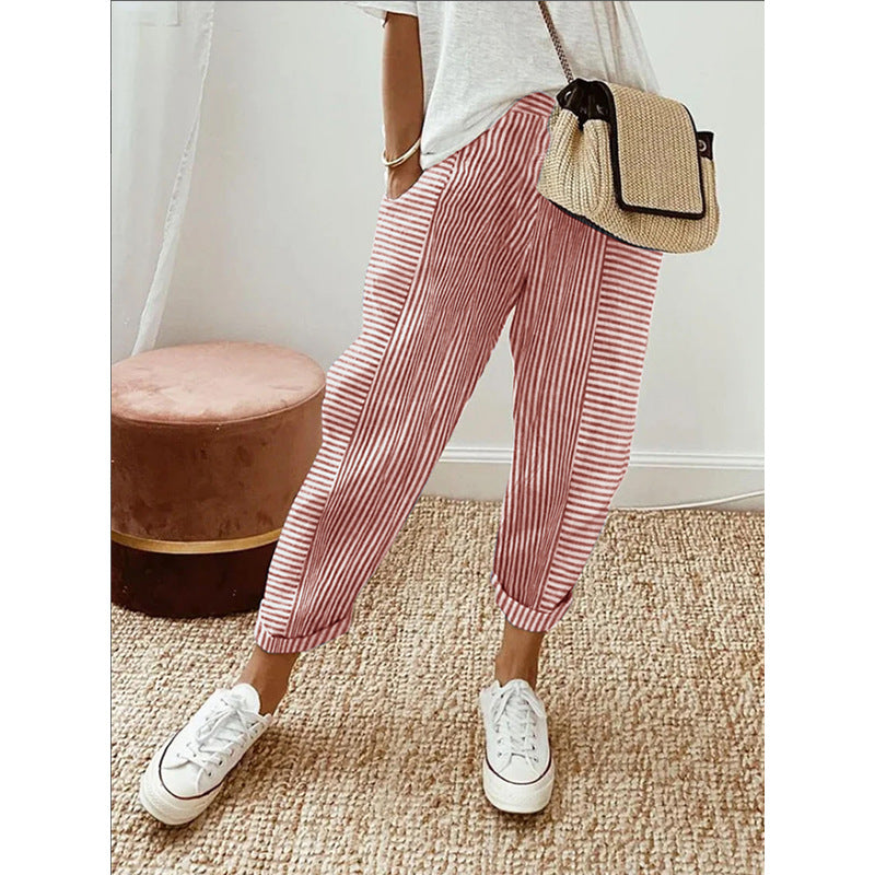Lena Comfort Stripe Pants