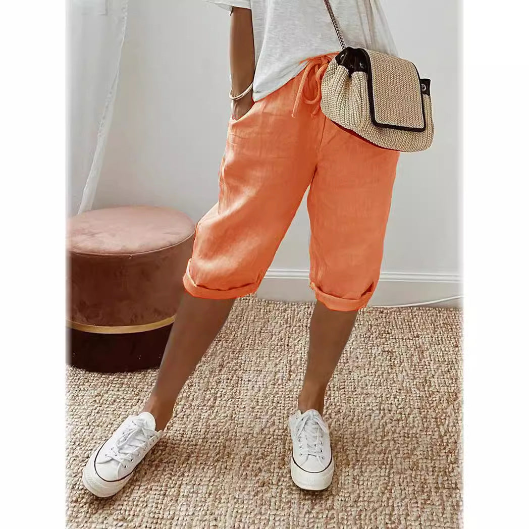 Clara Linen Summer Shorts – Effortless Comfort for Warm Days