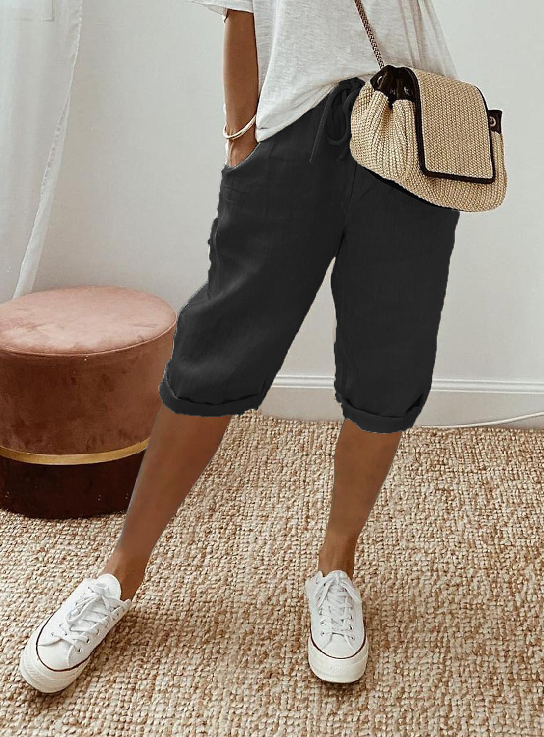 Clara Linen Summer Shorts – Effortless Comfort for Warm Days