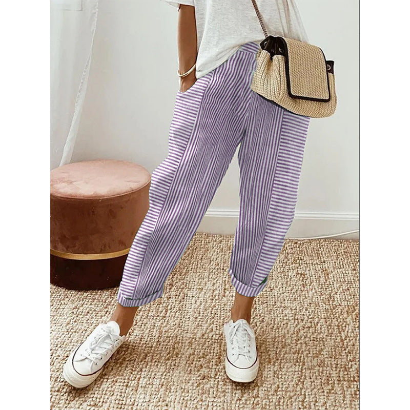 Lena Comfort Stripe Pants