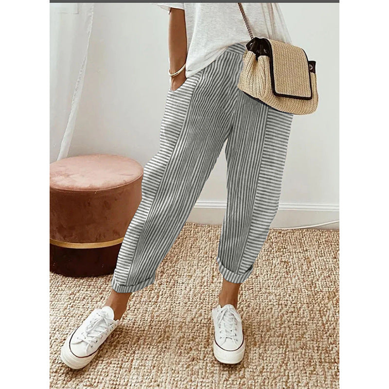 Lena Comfort Stripe Pants