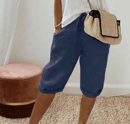 Clara Linen Summer Shorts – Effortless Comfort for Warm Days