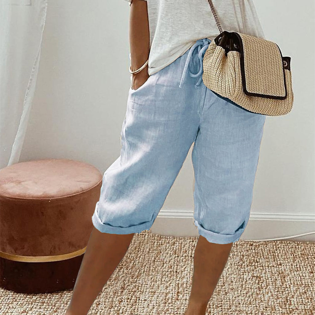 Clara Linen Summer Shorts – Effortless Comfort for Warm Days