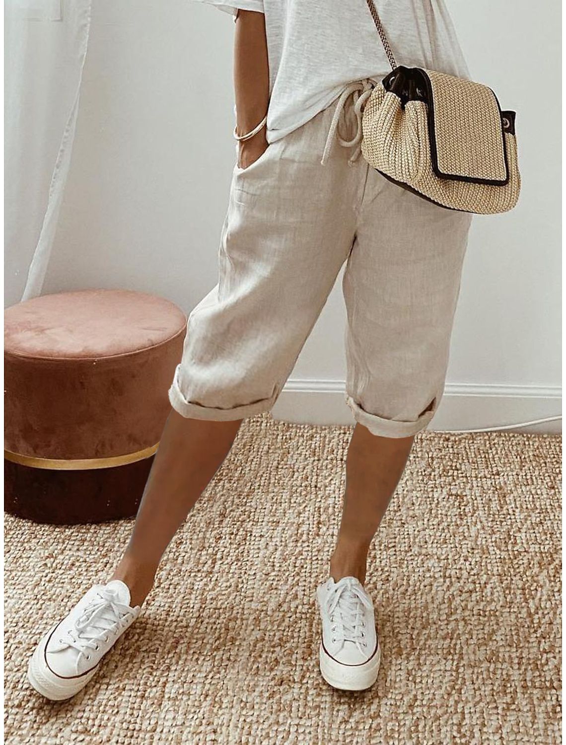 Clara Linen Summer Shorts – Effortless Comfort for Warm Days