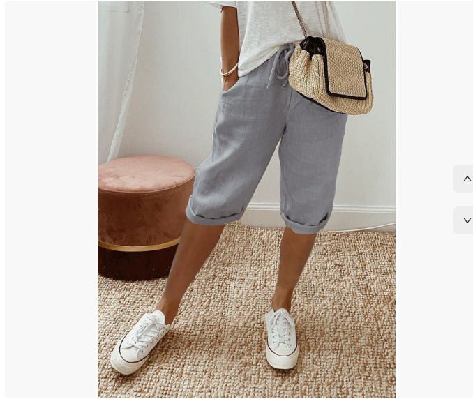 Clara Linen Summer Shorts – Effortless Comfort for Warm Days