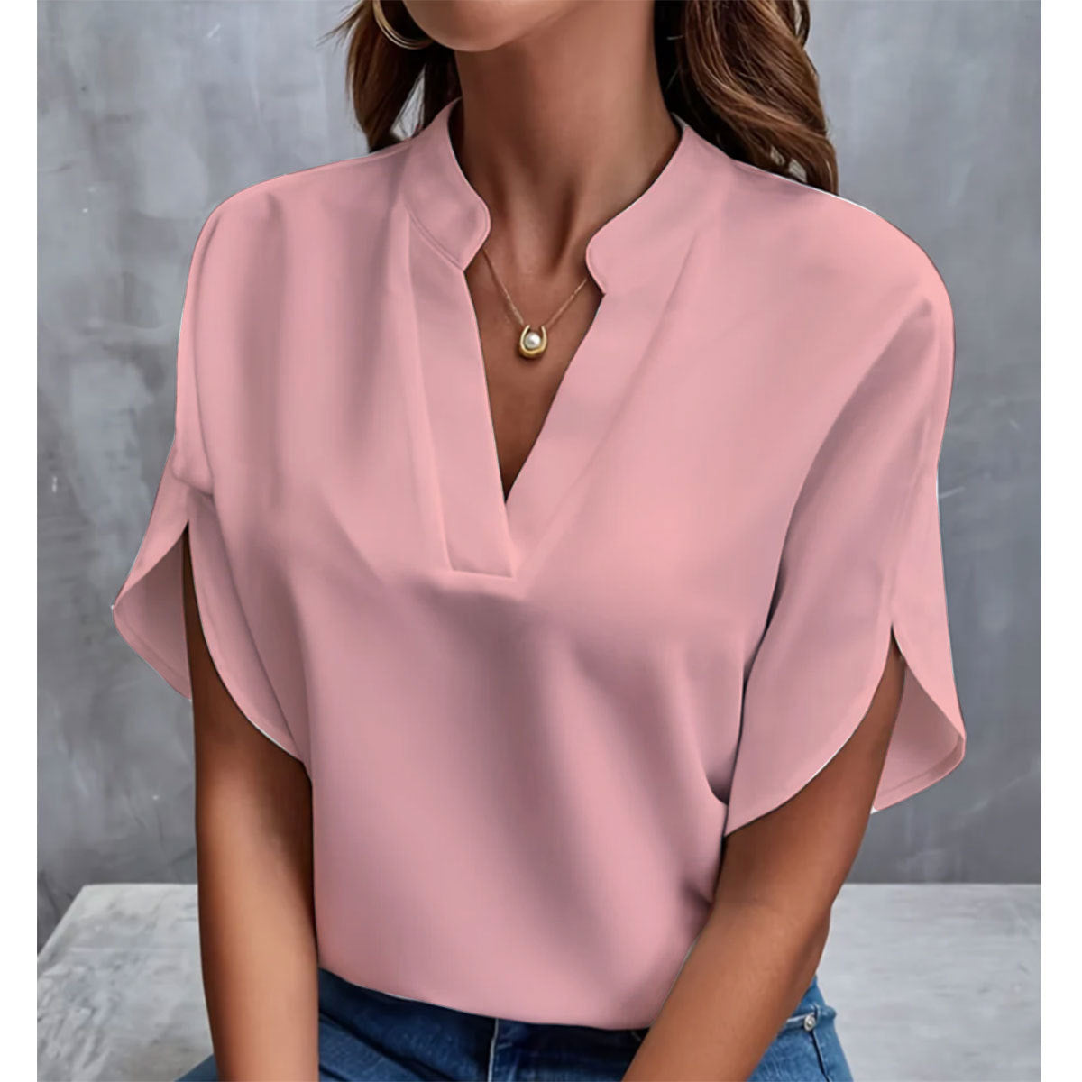 Sophia Elegant Flow Blouse – Effortless Style for Beautiful Days