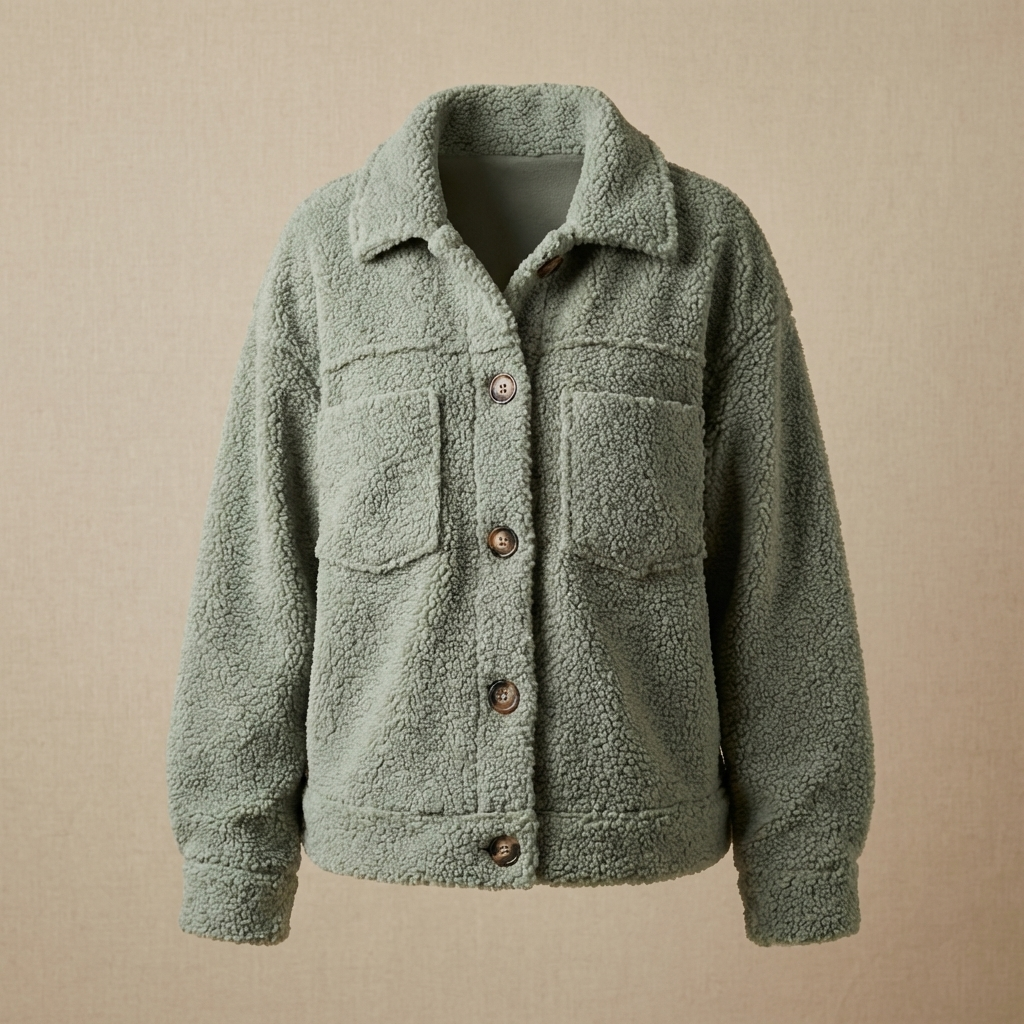 Hannah Cozy Sherpa Jacket – Warm Comfort for Everyday Style