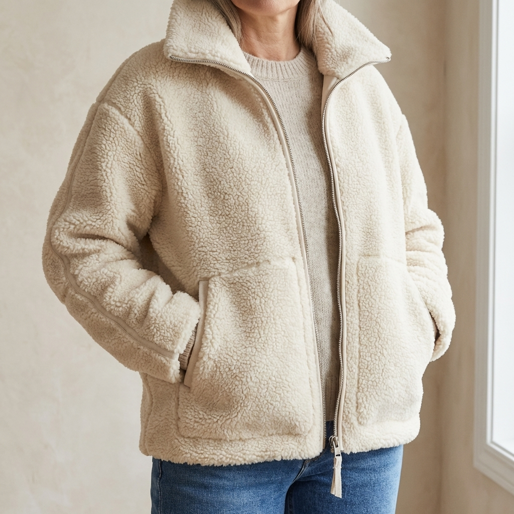 Mila Cozy Fleece Jacket – Soft Warmth for Everyday Comfort