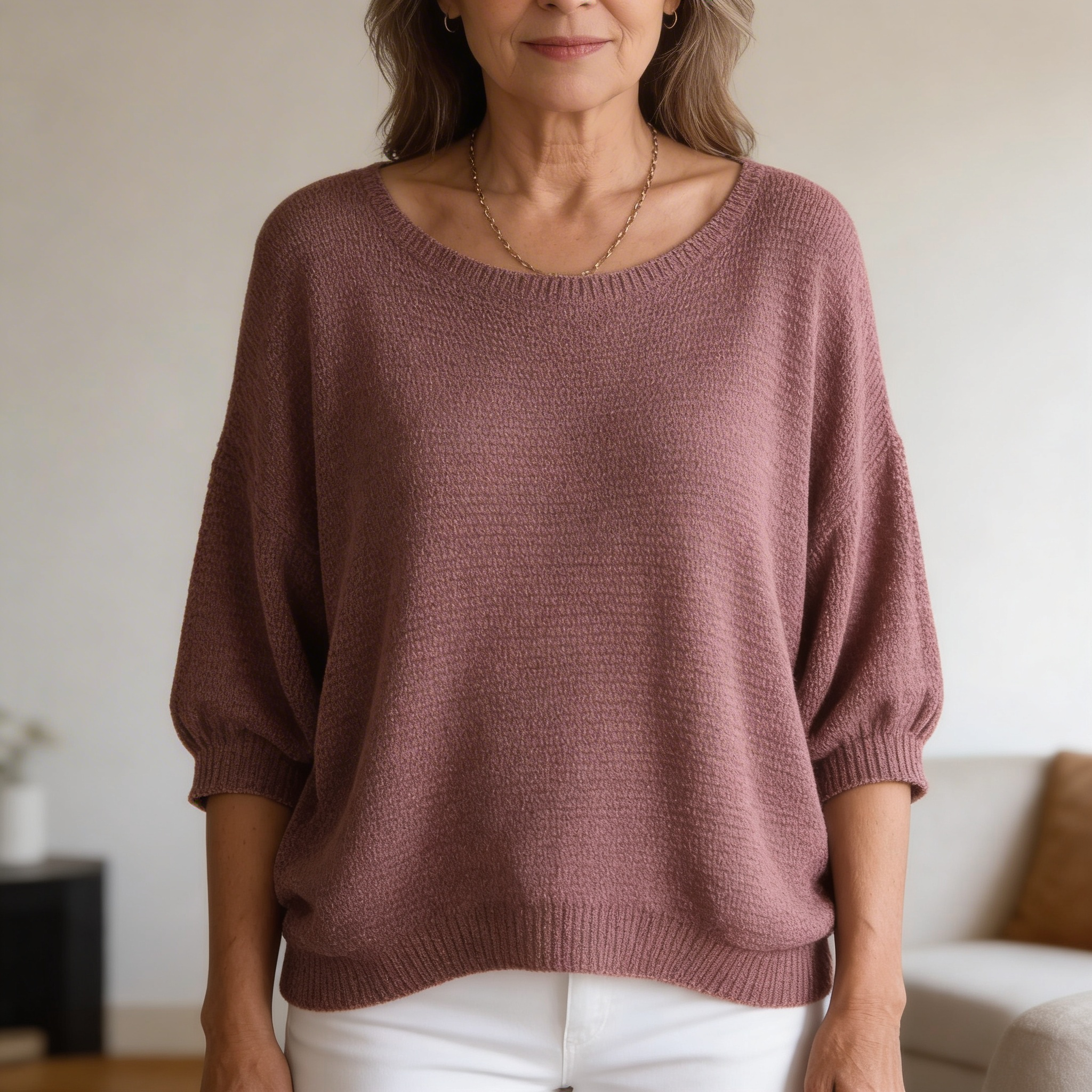 Emma Soft Knit Sweater – Effortless Comfort for Everyday Style