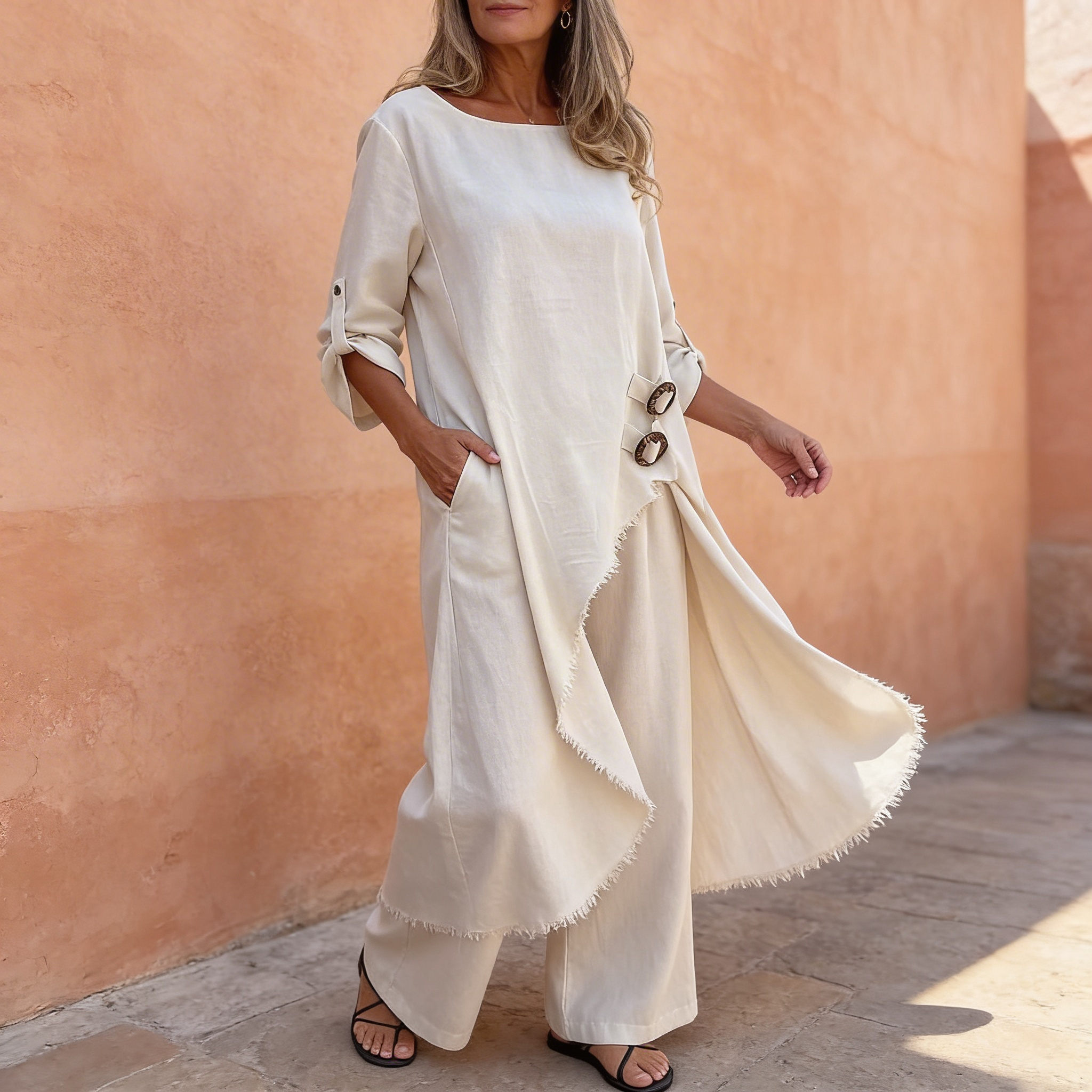 Louise Elegant Flow Set – Relaxed Style with Effortless Comfort