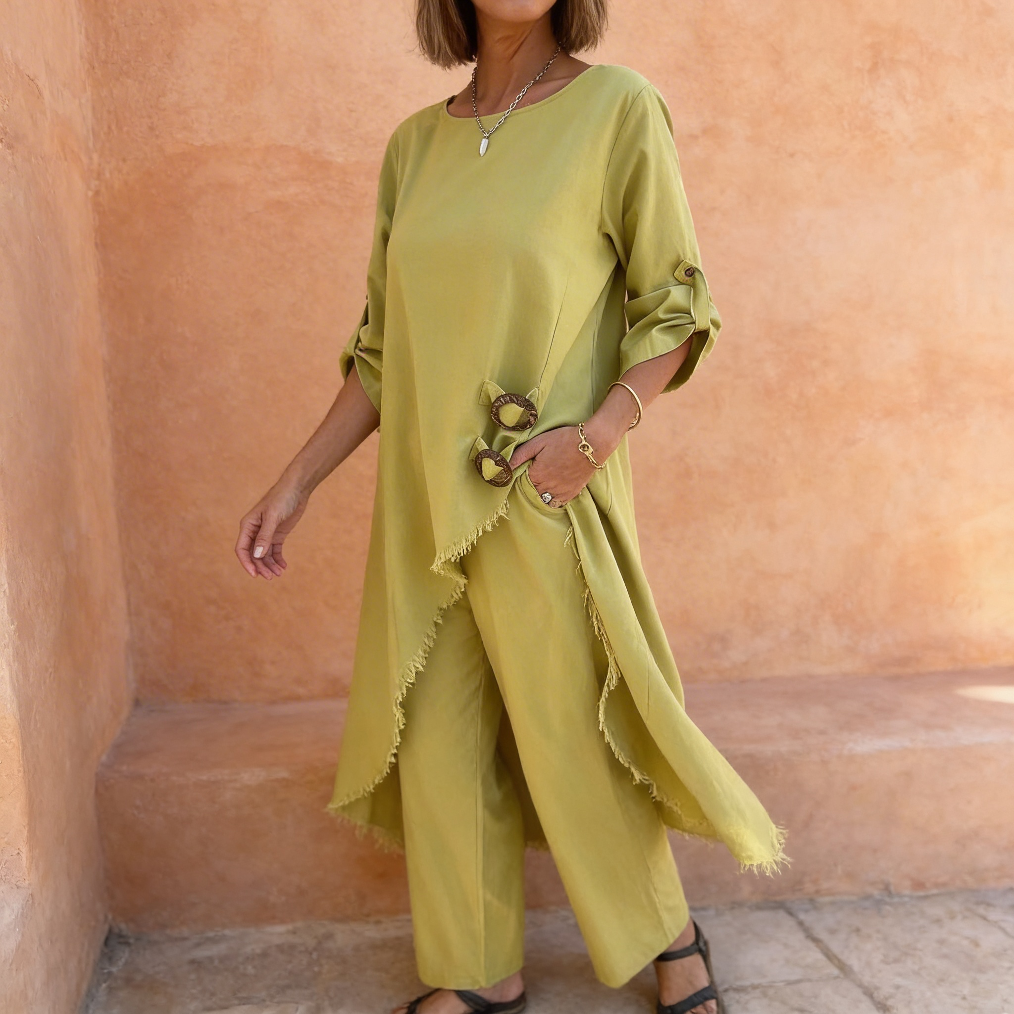 Louise Elegant Flow Set – Relaxed Style with Effortless Comfort