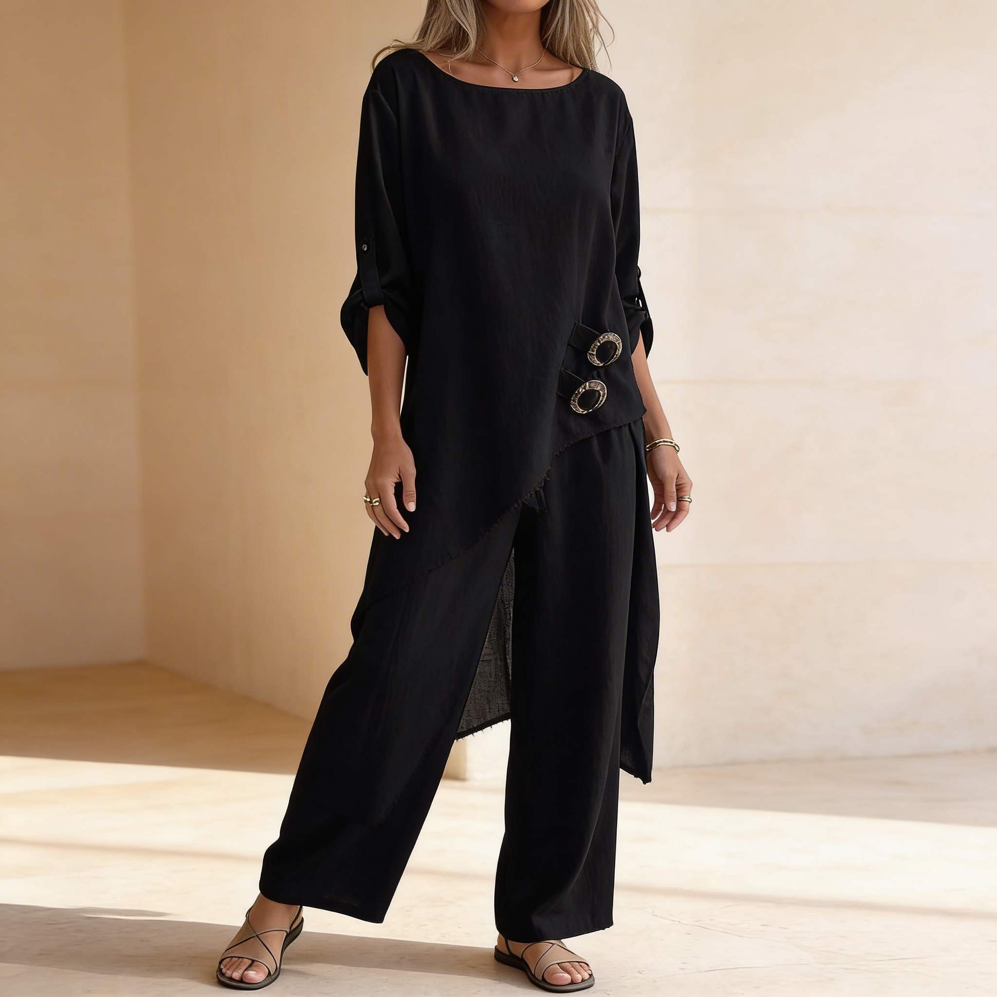 Louise Elegant Flow Set – Relaxed Style with Effortless Comfort
